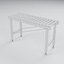 Straight Gravity Roller Conveyor 1550x420mm Configuration 04