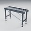 Straight Gravity Roller Conveyor 1550x420mm Configuration 04