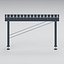 Straight Gravity Roller Conveyor 1550x420mm Configuration 04