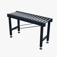 Straight Gravity Roller Conveyor 1550x420mm Configuration 04