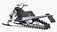 Polaris Schneemobil Schwarz