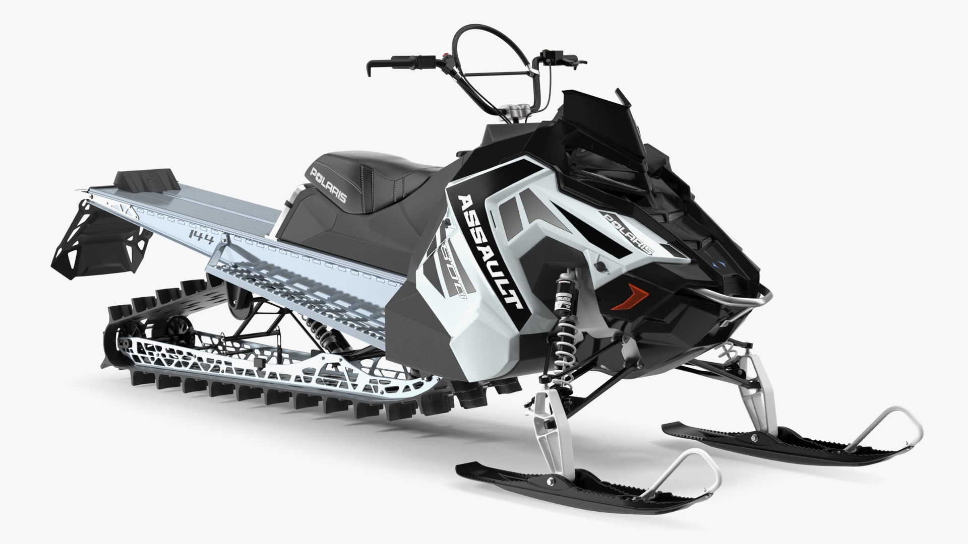 スノーモービル　Polaris Polaris Snowmobile Black 3D - TurboSquid 2055313