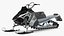 Polaris Schneemobil Schwarz