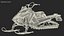 Polaris Schneemobil Schwarz