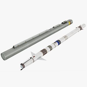 3d model missile rim-116b