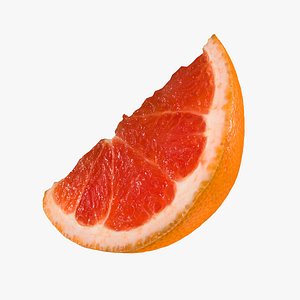 Slice of a Grapefruit 3D