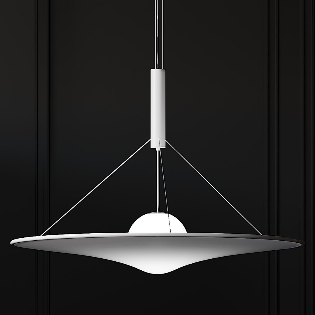 Ceiling Axolight Manto 3D Model - TurboSquid 1553374