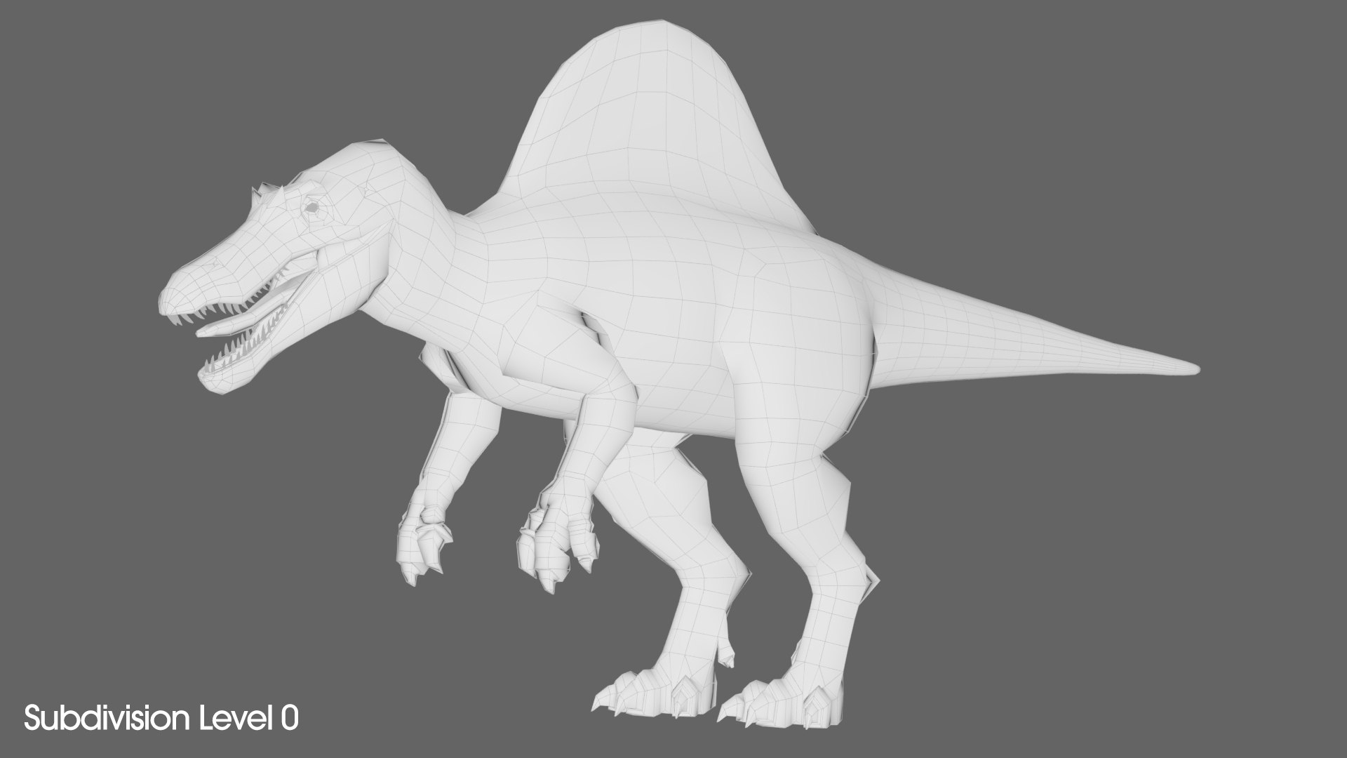Spinosaurus Rigged Animation 3D Model - TurboSquid 1305963