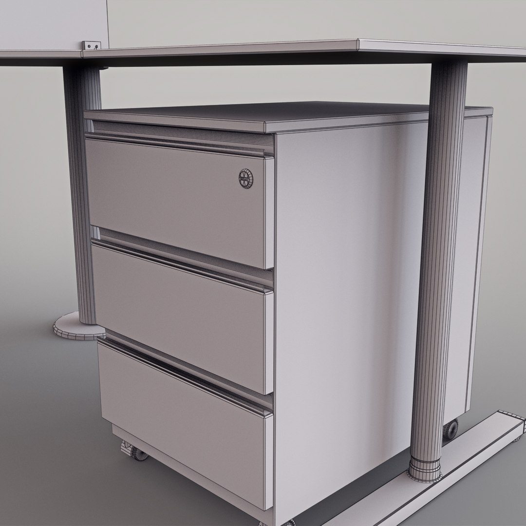 Flexline Office Topdeq 3D Model - TurboSquid 1175713
