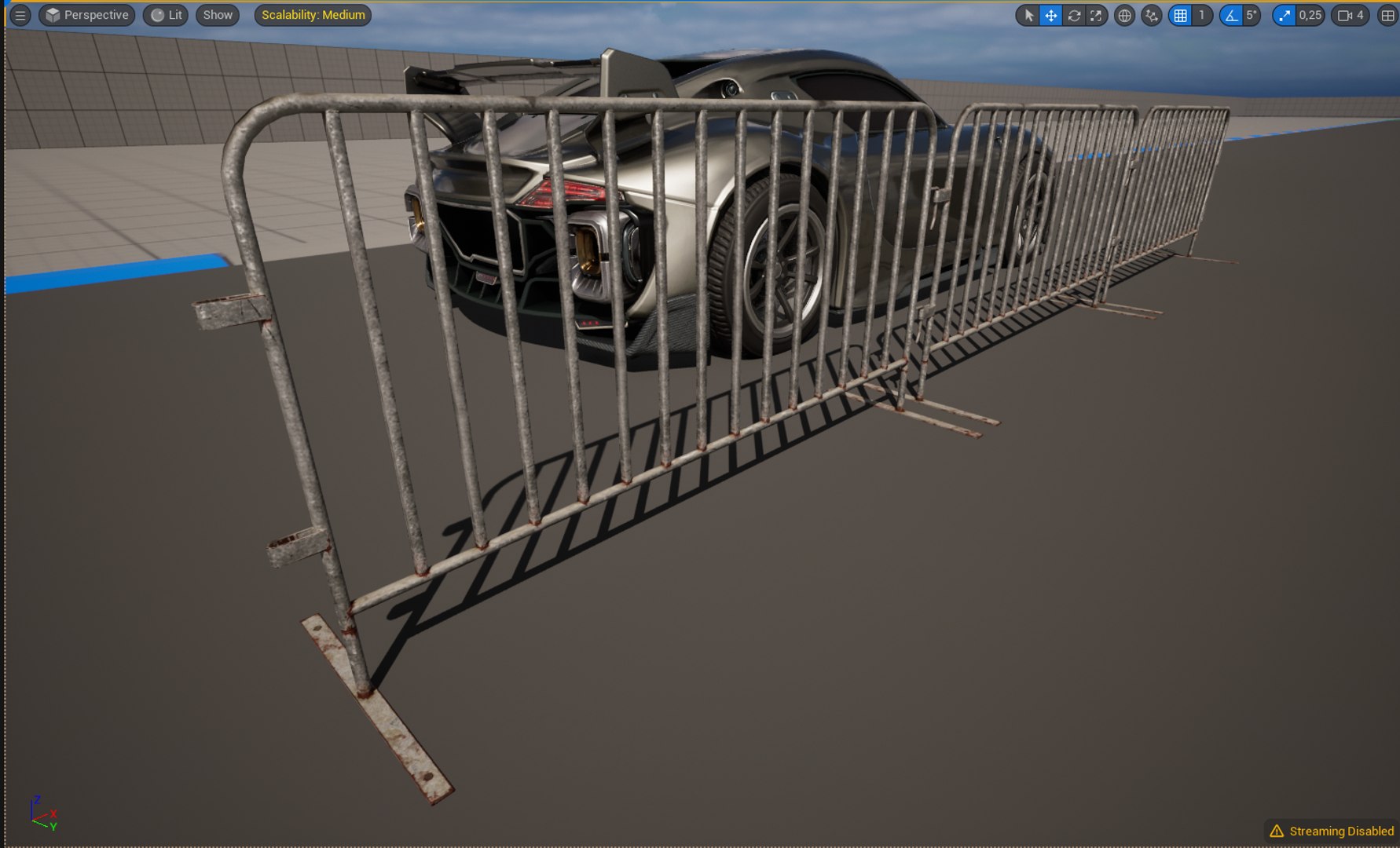 Metall Crowd Control Barrier 3D Model - TurboSquid 2049914
