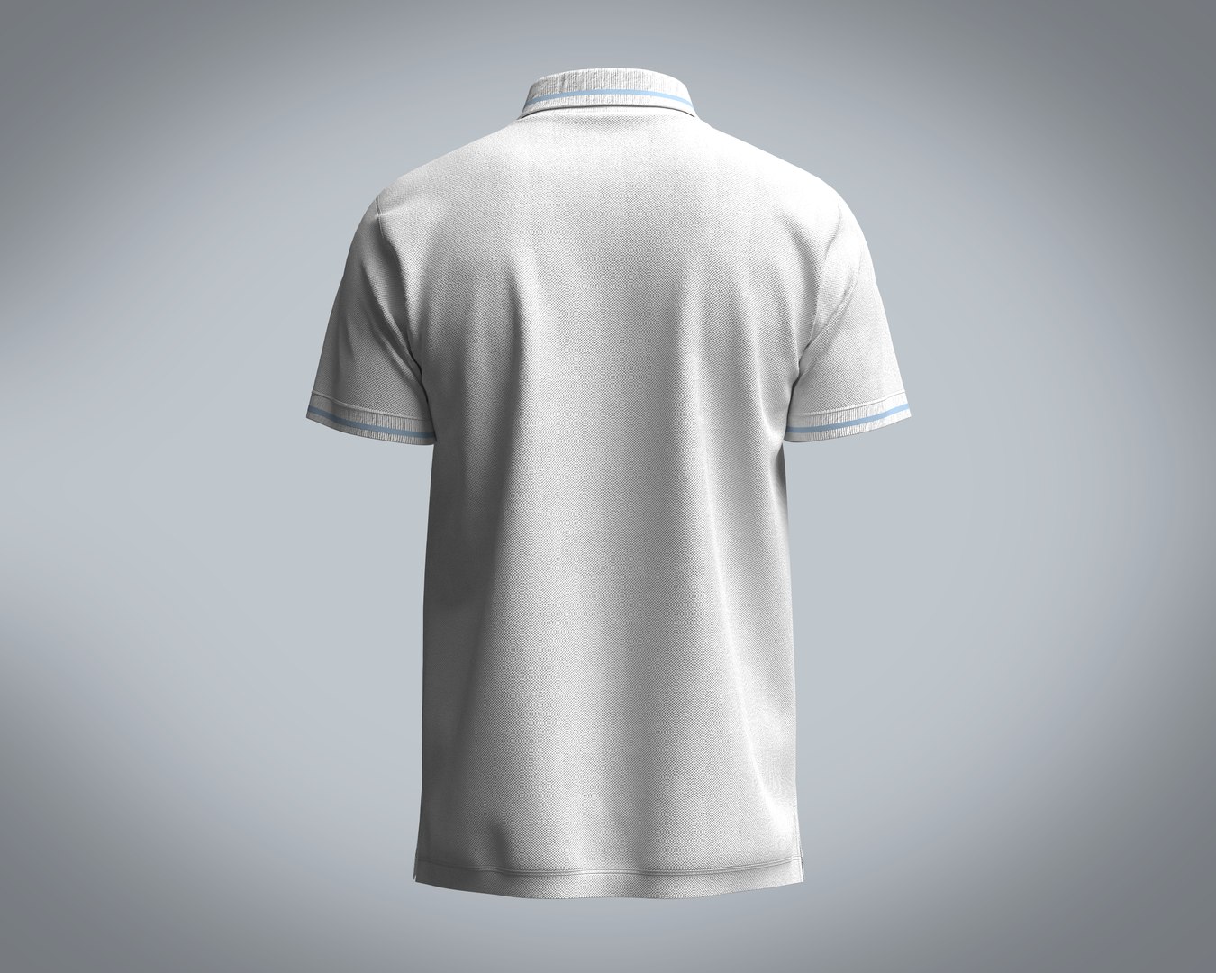 3D Polo Shirt With Zipper - TurboSquid 1954977