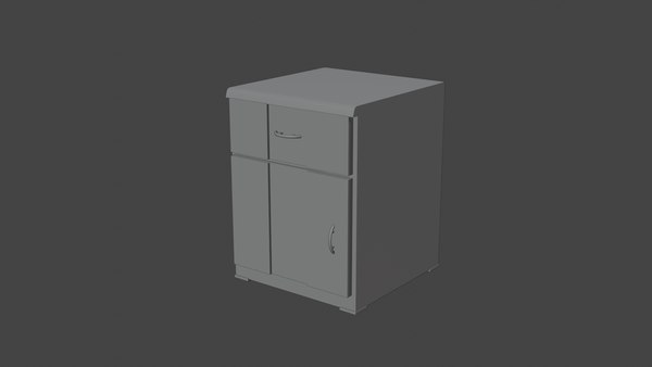 Drawer chest low poly model - TurboSquid 2036220