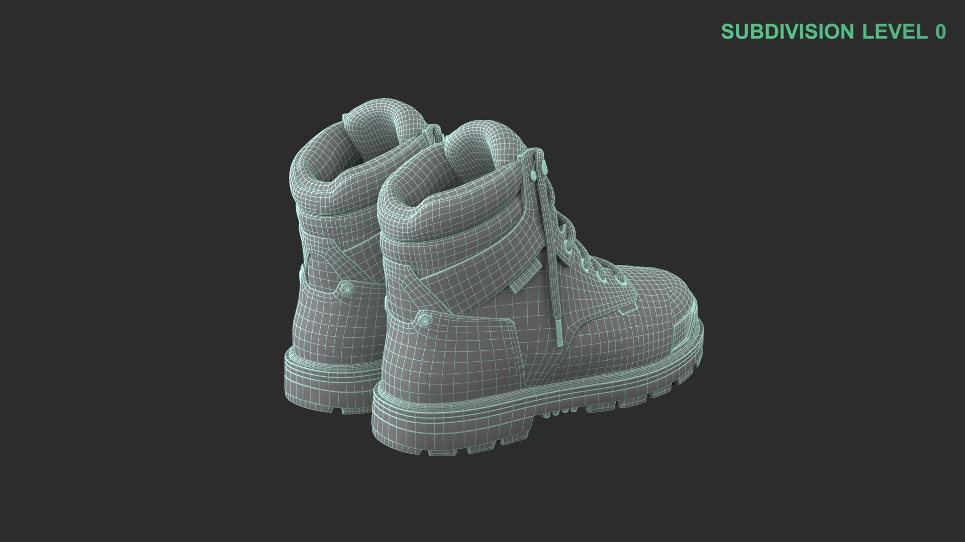 Work Boots Model - TurboSquid 2385875