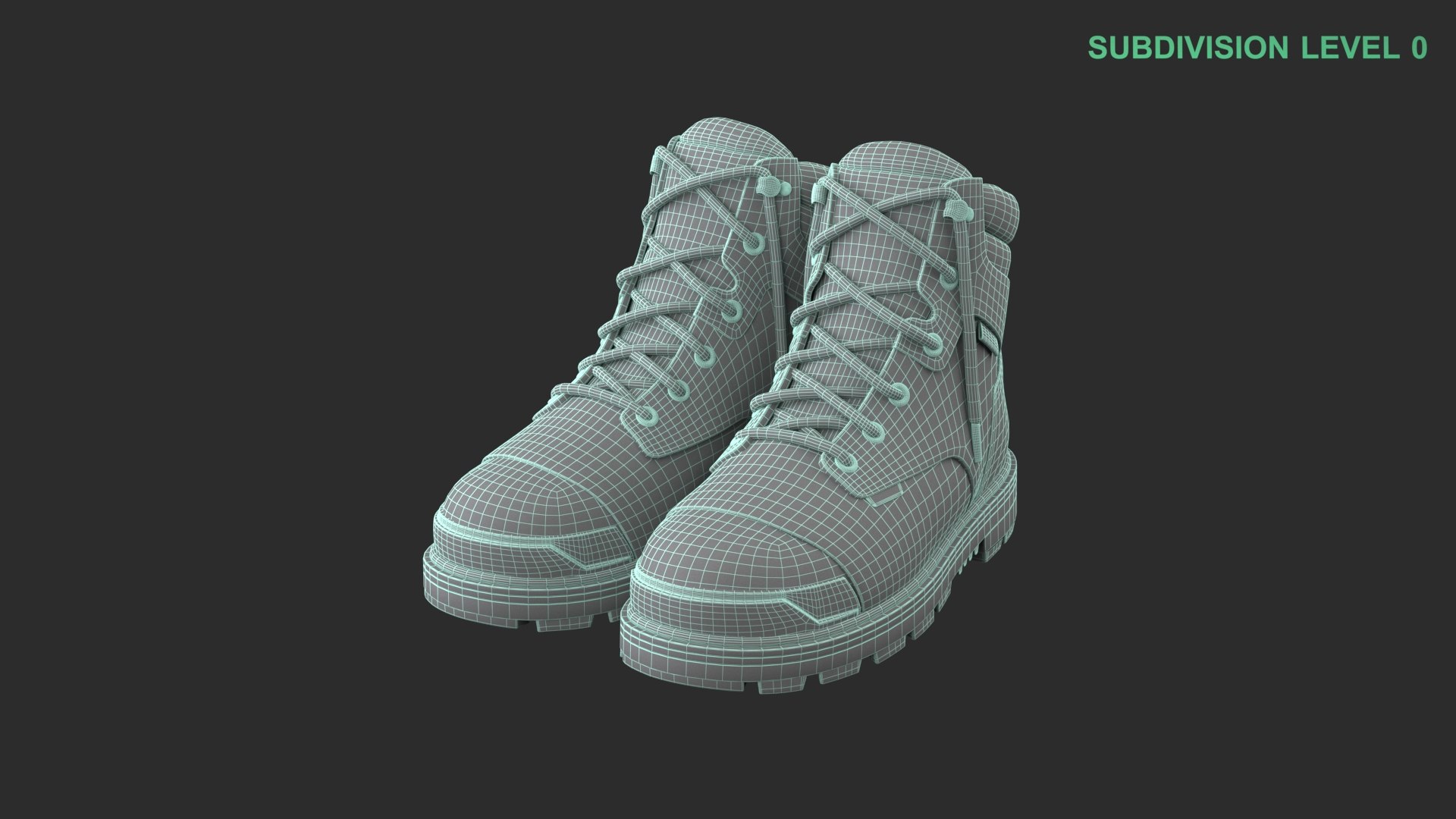 Work Boots Model - TurboSquid 2385875