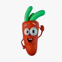 Caro Rigged Cartoon Character