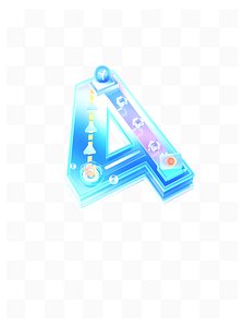 3D Frosted glass texture