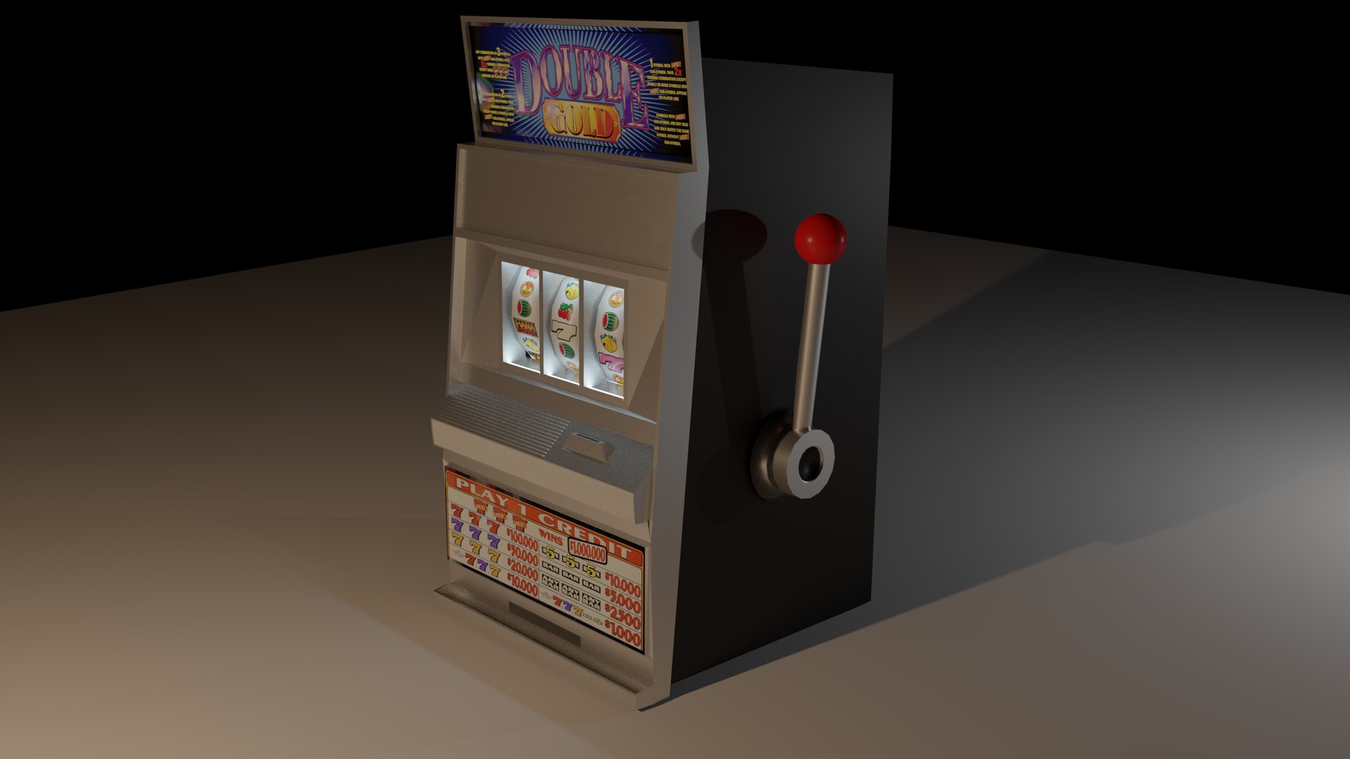 Free 3d models slot machine