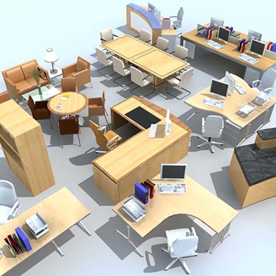 Office Furniture 3d Model
