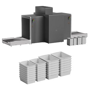 3D HP-SE150180D Large Dual View X-ray Screening System model