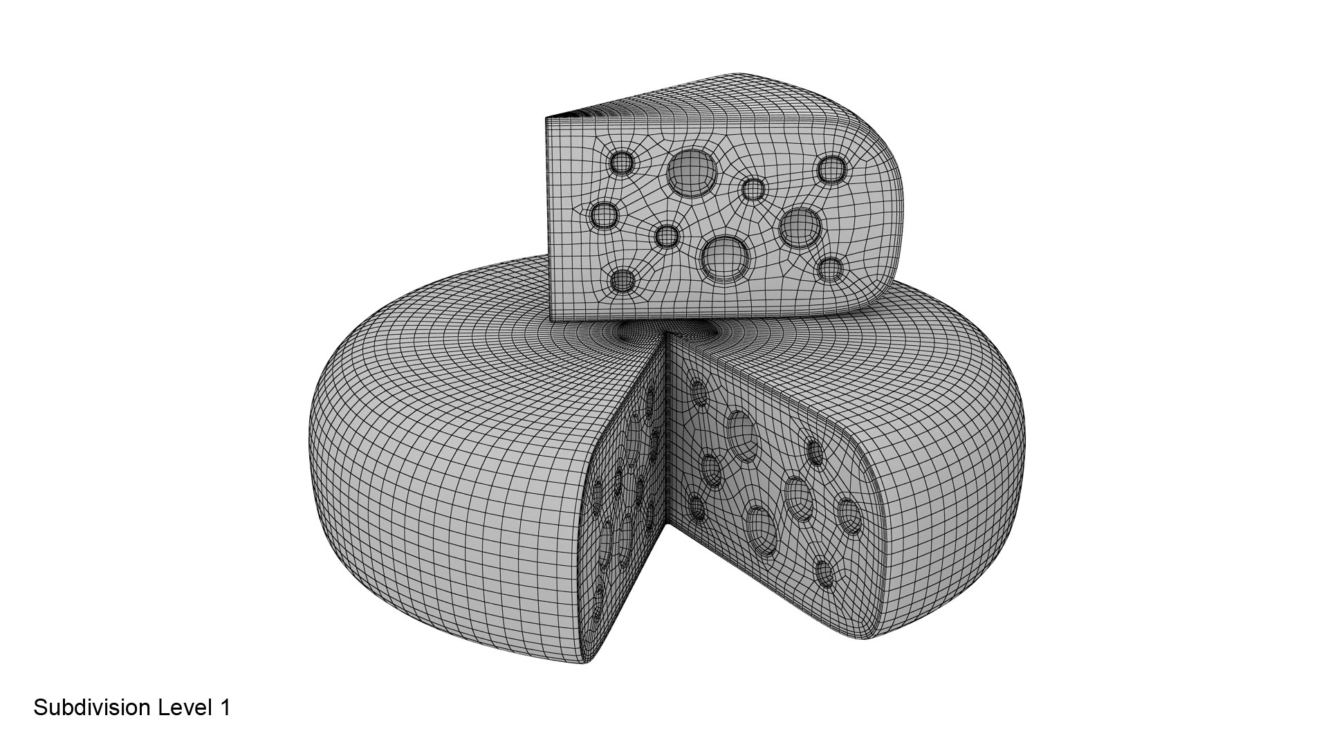 3D model cheese piece wheel - TurboSquid 1654026