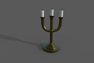 candlestick 3D model