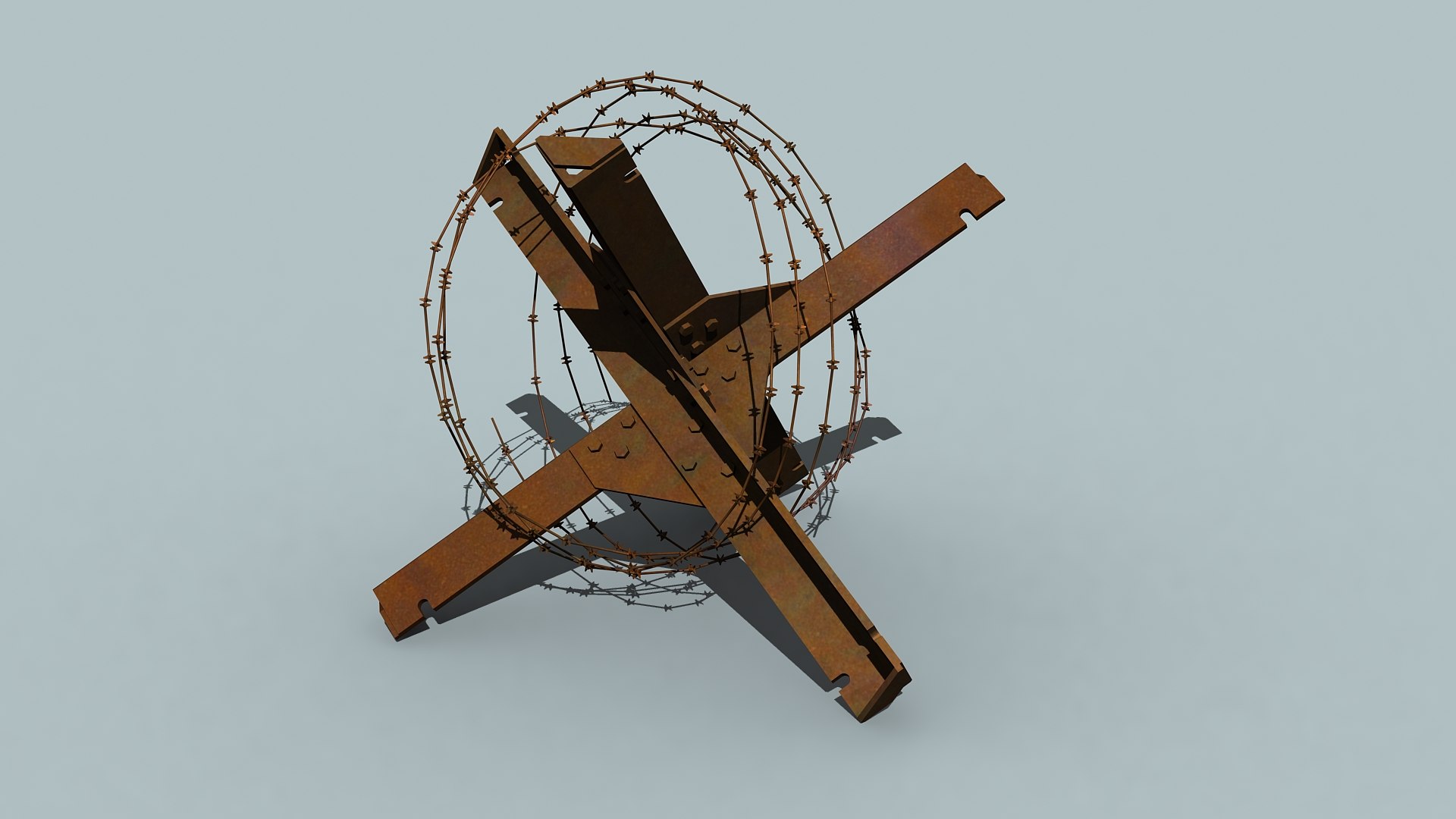anti-tank barrier barbed wire 3d model https://p.turbosquid.com/ts-thumb/9w/ajP4g4/ux/barbwire07_prev02/jpg/1683789077/1920x1080/fit_q87/dae360ba3129eb2c2d621c2eb471180baf5270d6/barbwire07_prev02.jpg