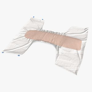 Medical Absorbent Adult Diaper Unfolded Clothing