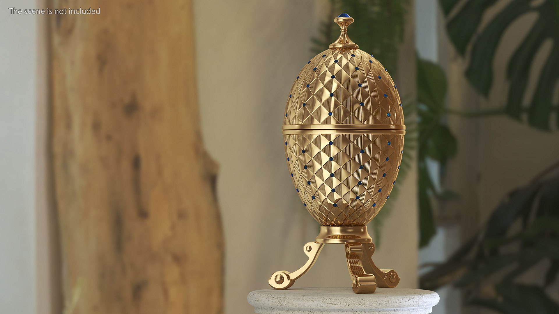 3D Faberge Golden Egg Open Model - TurboSquid 2073123