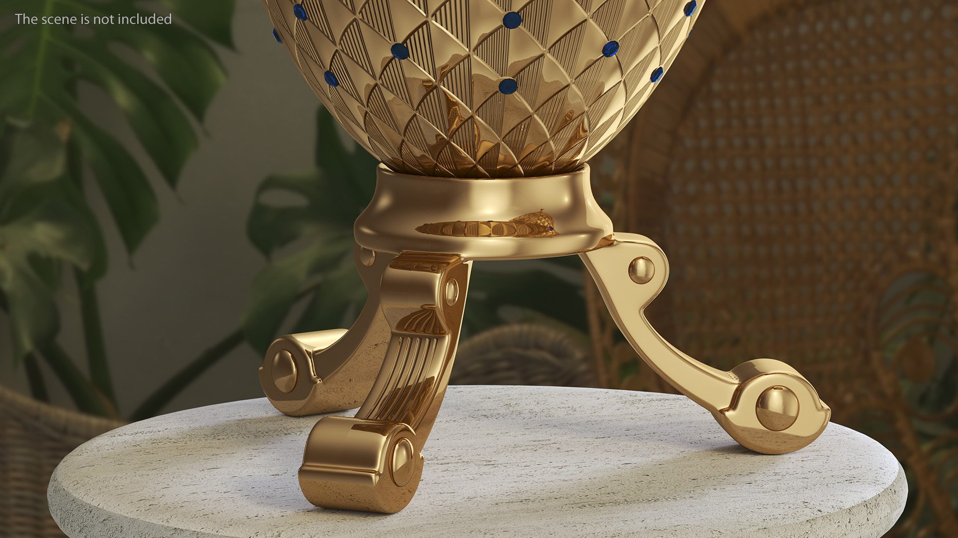 3D Faberge Golden Egg Open Model - TurboSquid 2073123