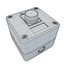 Industrial button gray