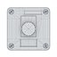 Industrial button gray