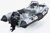 Inflatable boat Zodiac ProOpen 550 and Mercury Verado 200