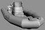 inflatable boat zodiac 550 3d model