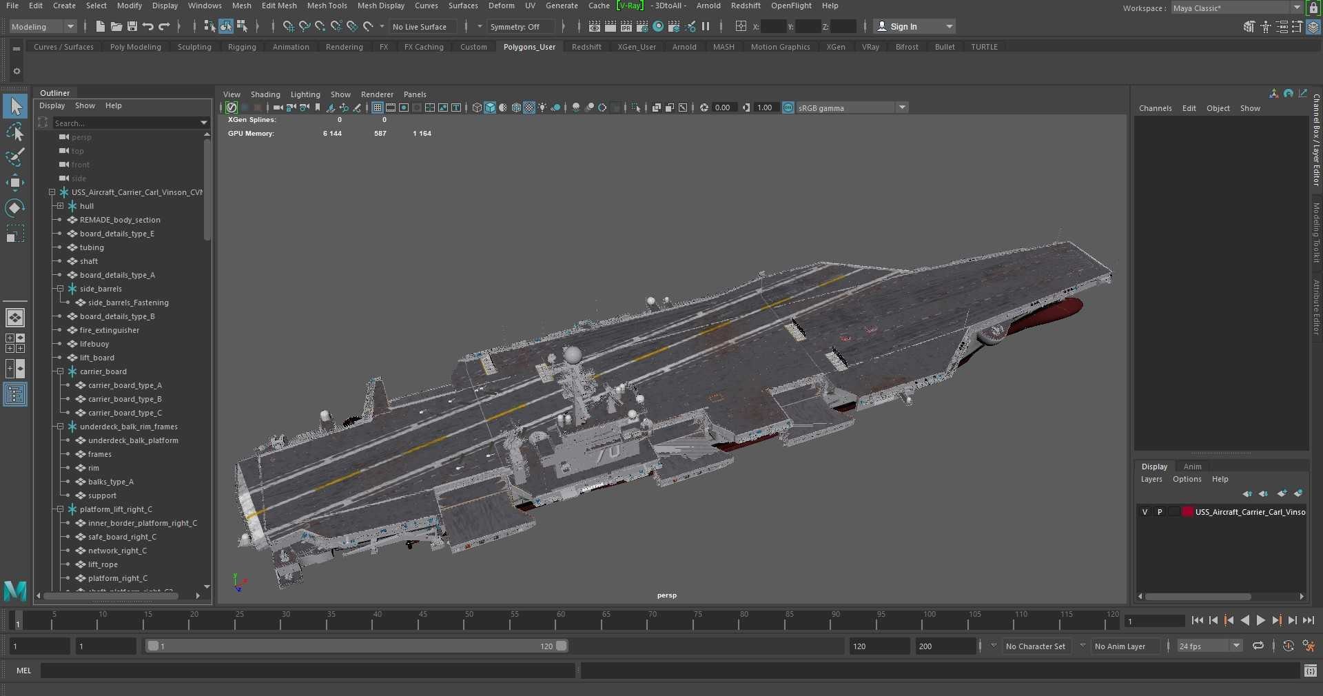 3D USS Aircraft Carrier Carl Vinson CVN-70 https://p.turbosquid.com/ts-thumb/9x/BhCYro/Wn/uss_aircraft_carrier_carl_vinson_cvn70_1004/jpg/1753823363/1920x1080/fit_q87/97173fb7339c509a332eadc2593fe6fba4302d1d/uss_aircraft_carrier_carl_vinson_cvn70_1004.jpg