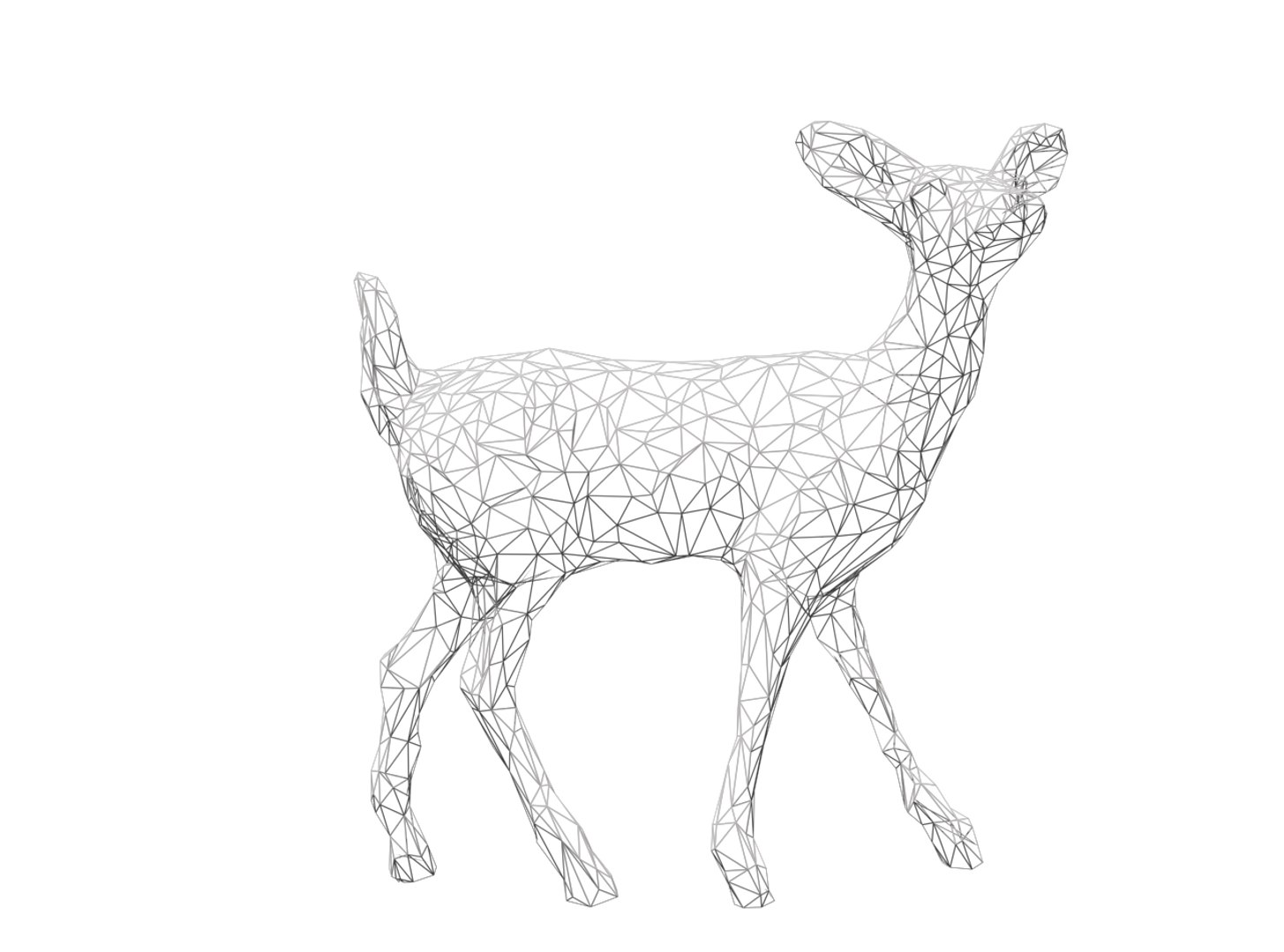 Free X Mode Geometric Deer