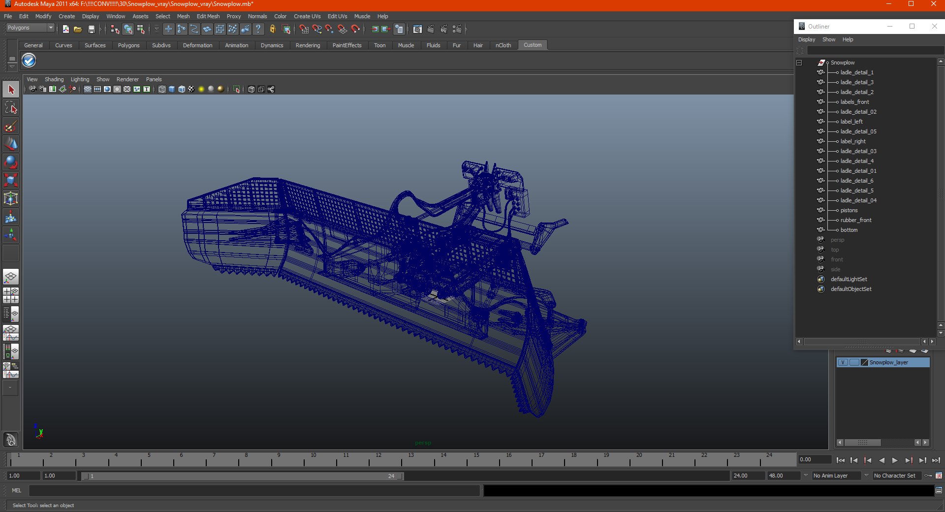 3D snowplow snow - TurboSquid 1516175