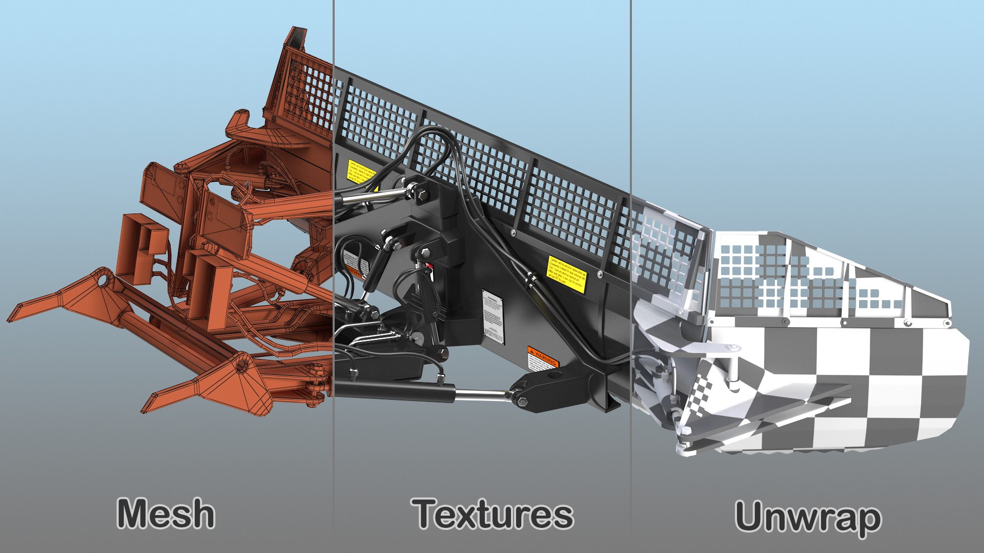 3D snowplow snow - TurboSquid 1516175