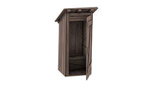 Wooden Toilet model