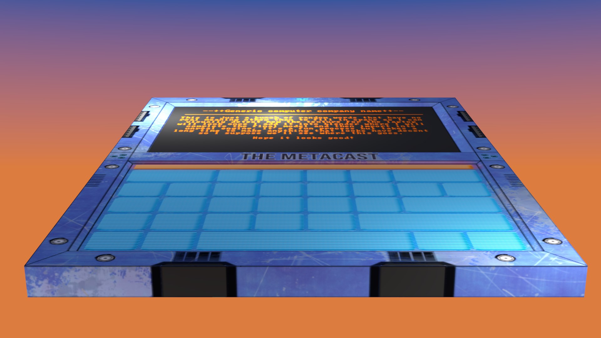 Stylized Sci-Fi laptop 3D model https://p.turbosquid.com/ts-thumb/9x/FaI6eh/ME/bot/png/1628532342/1920x1080/fit_q87/55045a138d3208df02a1df14580719ba72b59424/bot.jpg