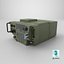 3D Harris Falcon III Field Radio Unit model