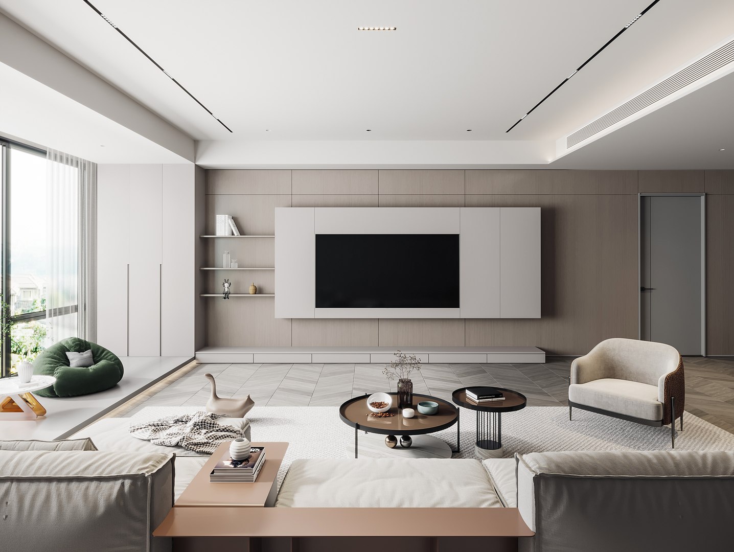 Modern living room 3D model - TurboSquid 1923287