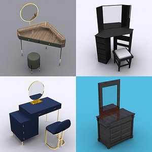 Dressing Tables Collection 3D