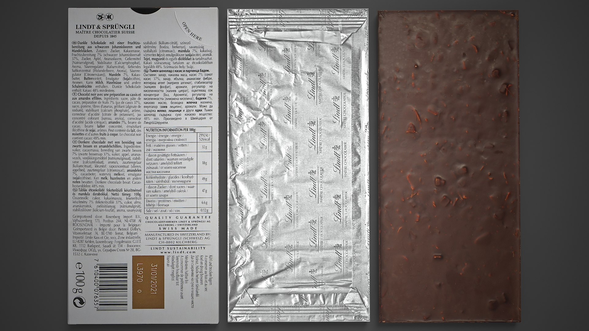 lindt excellence cassis chocolate bar 3D model https://p.turbosquid.com/ts-thumb/9x/OdML9K/rs/render3/jpg/1703801919/1920x1080/fit_q87/eddc653281a79f2ba7834214e3f0473a9e791e6b/render3.jpg