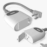 Outdoor Smart Wi-Fi Plug Waterproof White