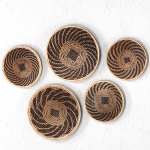 set african baskets wall 3D
