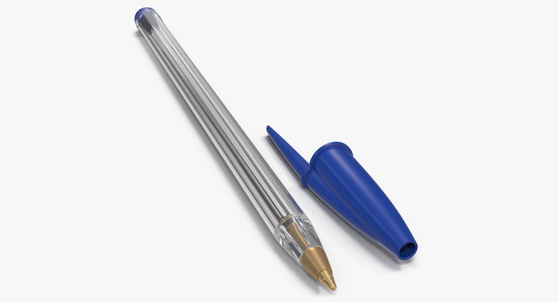 BIC M10 Ballpoint pen, 3D CAD Model Library