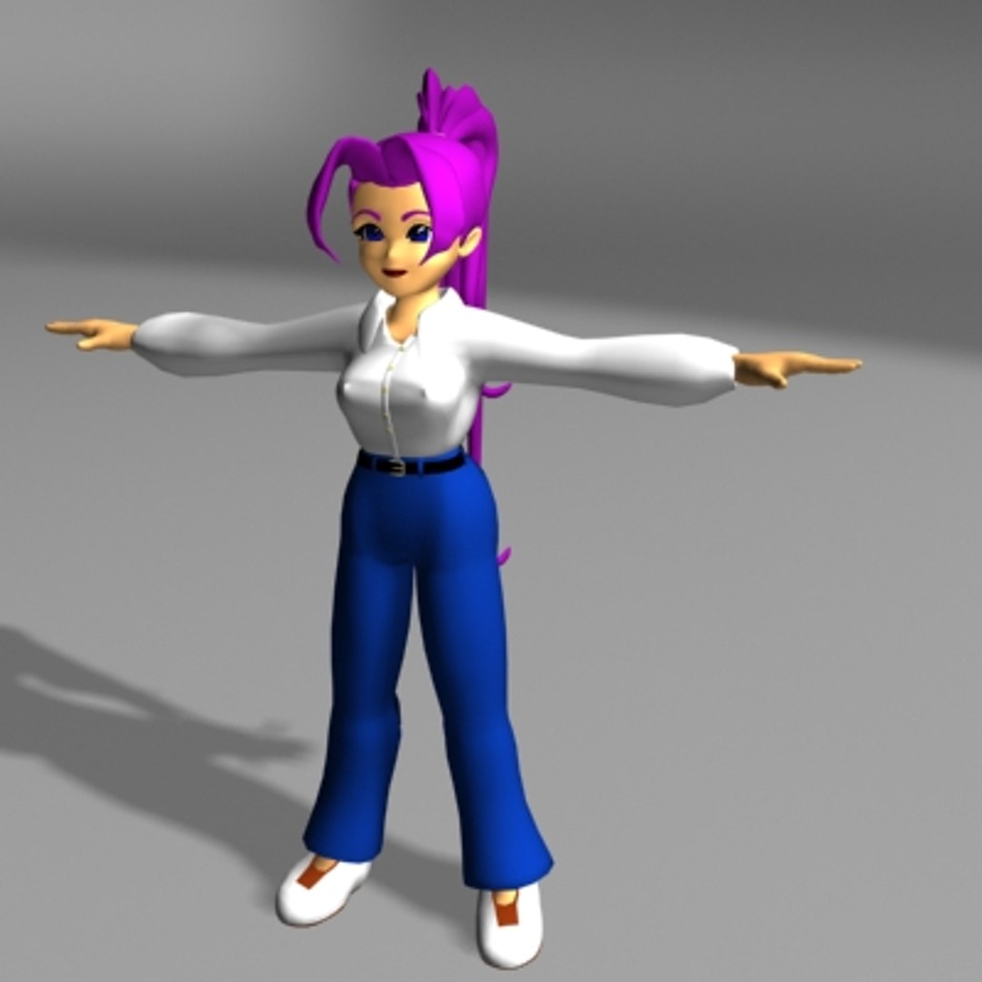3d 10 female lightwave