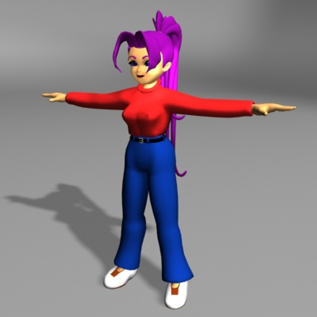 3d 10 female lightwave