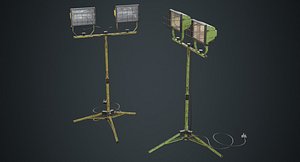 3D Model Halogen Work Light - TurboSquid 1412345