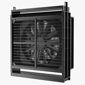 3D Diesel Generator Cooling System model